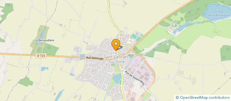 localisation de l'entreprise MADAME VANESSA BERTRON  SAINT-GEORGES-SUR-LOIRE