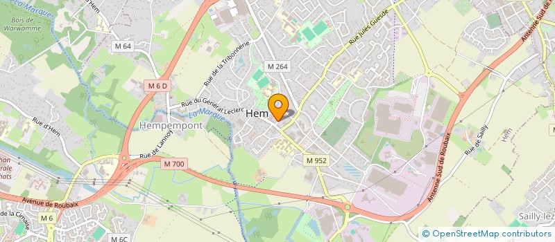 localisation de l'entreprise MADAME VANESSA BEUNE  HEM