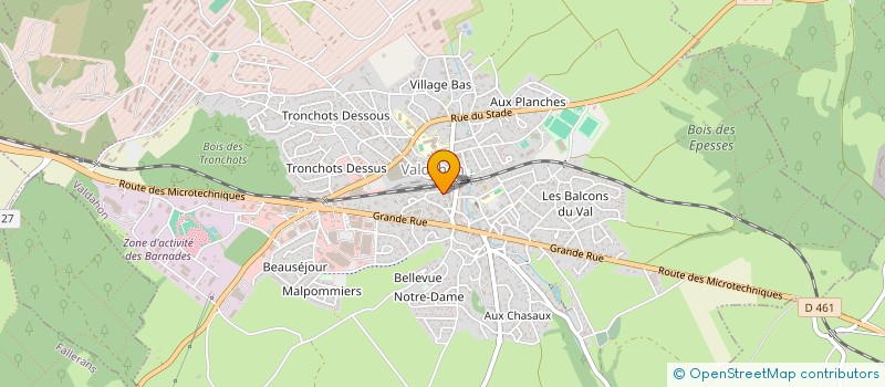 localisation de l'entreprise MADAME VANESSA BIDAL à VALDAHON