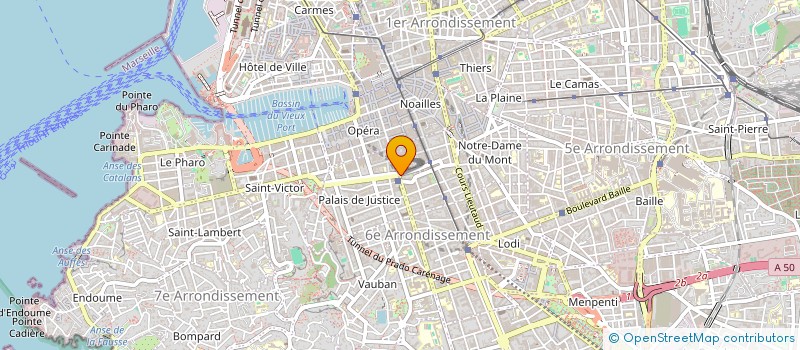 localisation de l'entreprise MADAME VANESSA BISMUTH  MARSEILLE