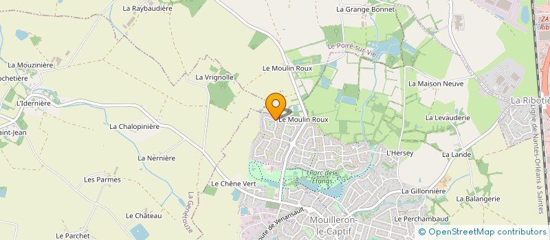 localisation de l'entreprise MADAME VANESSA BLANCHARD  MOUILLERON-LE-CAPTIF