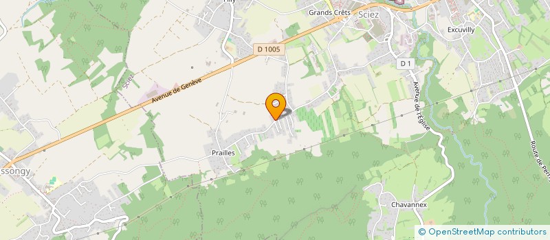 localisation de l'entreprise MADAME VANESSA BLAT  SCIEZ