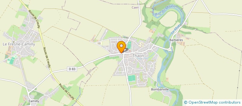 localisation de l'entreprise MADAME VANESSA BOIZARD  THAON