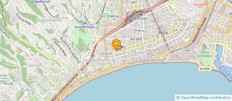 localisation de l'entreprise MADAME VANESSA BONDIETTI  NICE