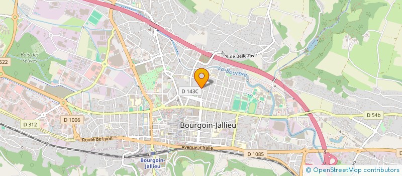 localisation de l'entreprise MADAME VANESSA BONGIOVANNI  BOURGOIN-JALLIEU