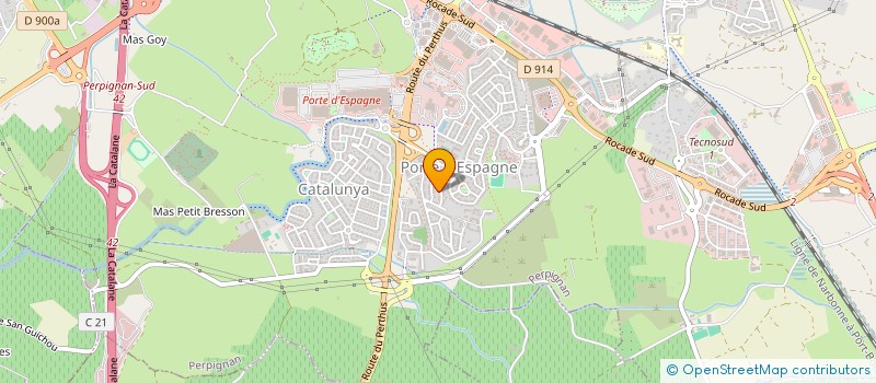 localisation de l'entreprise MADAME VANESSA BONIFACI  PERPIGNAN