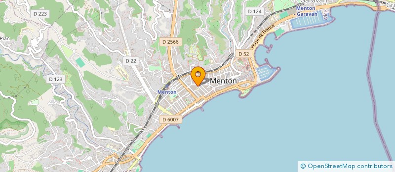 localisation de l'entreprise MADAME VANESSA BONNET  MENTON