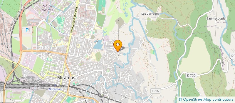 localisation de l'entreprise MADAME VANESSA BORG  MIRAMAS