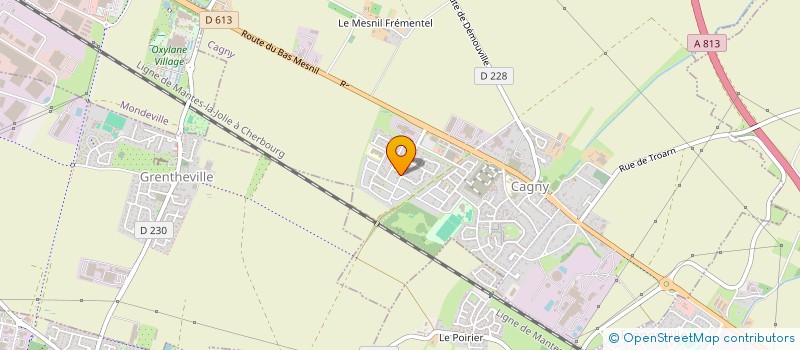 localisation de l'entreprise MADAME VANESSA BOROSZOWSKI  CAGNY