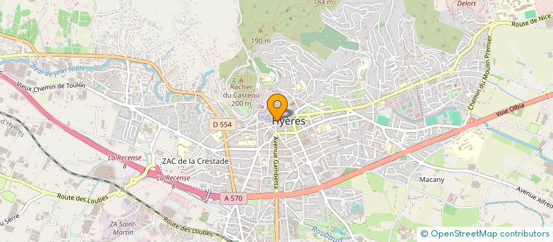 localisation de l'entreprise MADAME VANESSA BOUCHER  HYERES