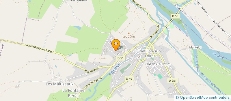 localisation de l'entreprise MADAME VANESSA BOUCHET à CHATILLON-SUR-LOIRE