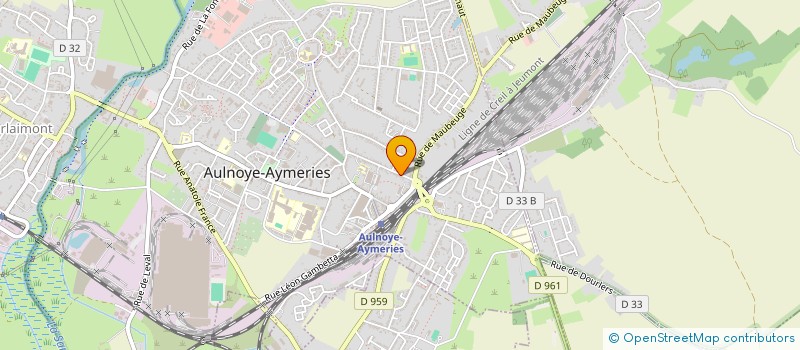 localisation de l'entreprise MADAME VANESSA BOUDENGAIN à AULNOYE-AYMERIES