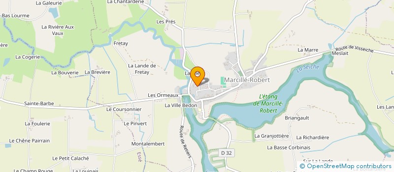 localisation de l'entreprise MADAME VANESSA BOULEUX  MARCILLE-ROBERT