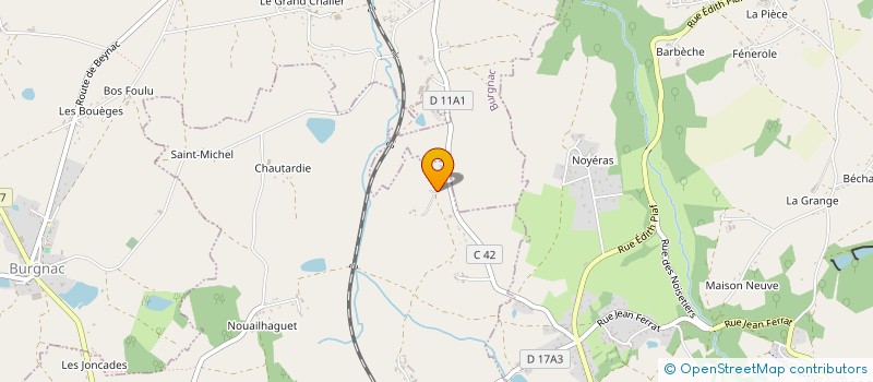 localisation de l'entreprise MADAME VANESSA BOURNAUD  MEILHAC