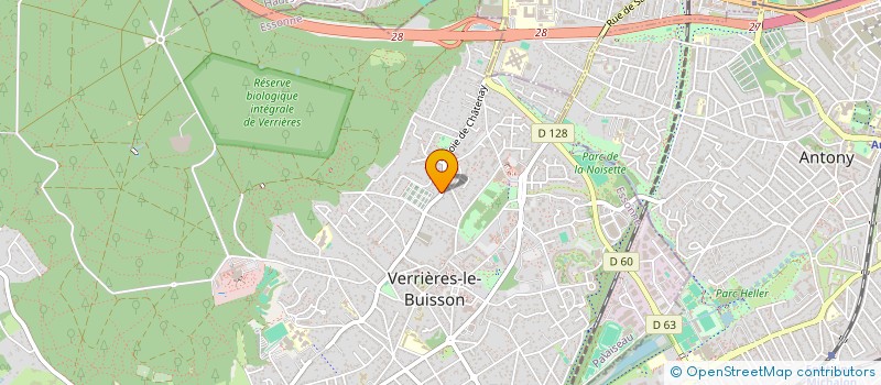 localisation de l'entreprise MADAME VANESSA BOUSQUIE à VERRIERES-LE-BUISSON