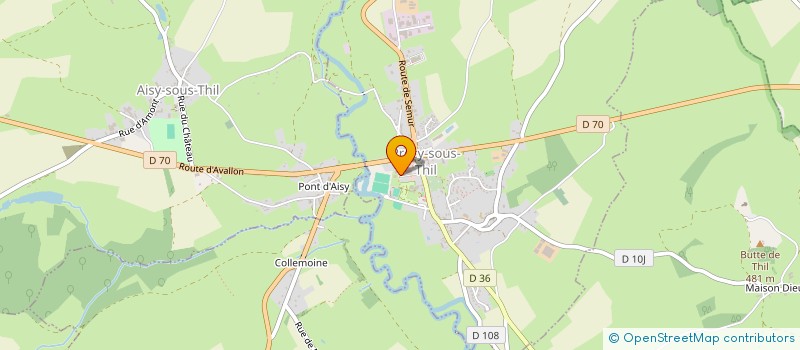 localisation de l'entreprise MADAME VANESSA BOUSSARD  PRECY-SOUS-THIL