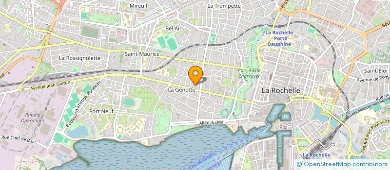 localisation de l'entreprise MADAME VANESSA BOUTIN  LA ROCHELLE