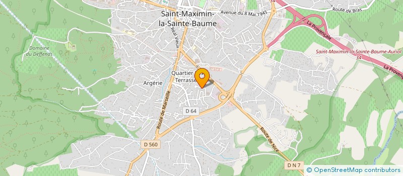 localisation de l'entreprise MADAME VANESSA BREMOND à SAINT-MAXIMIN-LA-SAINTE-BAUME