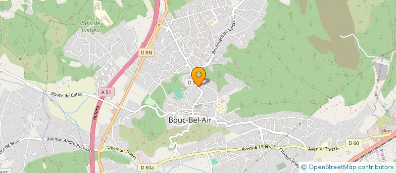 localisation de l'entreprise MADAME VANESSA BRESCIA  BOUC-BEL-AIR