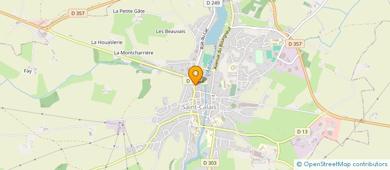 localisation de l'entreprise MADAME VANESSA BRIARD  SAINT-CALAIS