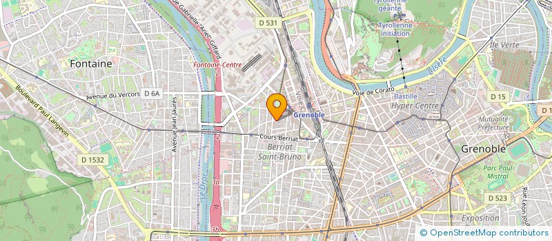 localisation de l'entreprise MADAME VANESSA BRIDIER à GRENOBLE