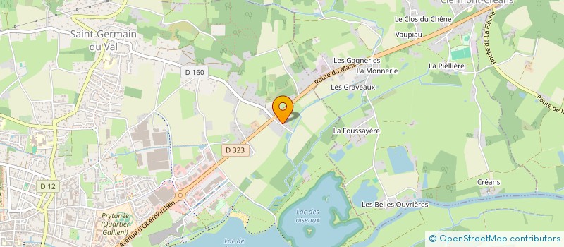 localisation de l'entreprise MADAME VANESSA BRIER  LA FLECHE