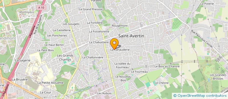 localisation de l'entreprise MADAME VANESSA BRIMEUX  SAINT-AVERTIN