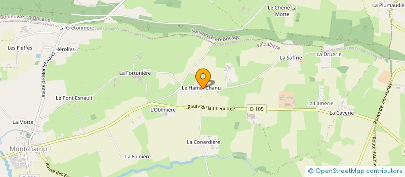 localisation de l'entreprise MADAME VANESSA BROCHET  VALDALLIERE