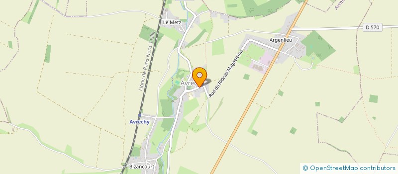 localisation de l'entreprise MADAME VANESSA BRONARD  AVRECHY