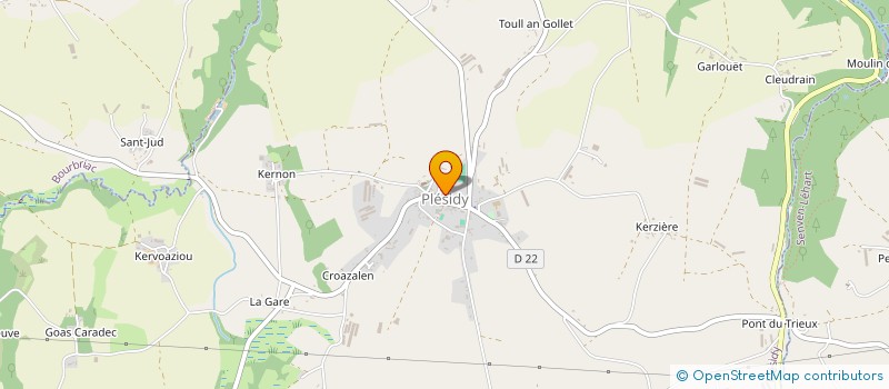 localisation de l'entreprise MADAME VANESSA BROUDIC  PLESIDY