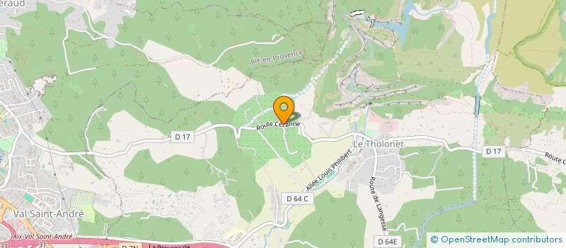 localisation de l'entreprise MADAME VANESSA BROUILLET  LE THOLONET