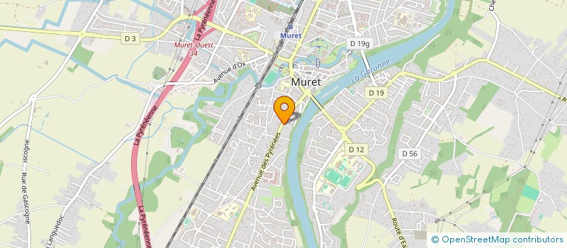 localisation de l'entreprise MADAME VANESSA BRUNET  MURET