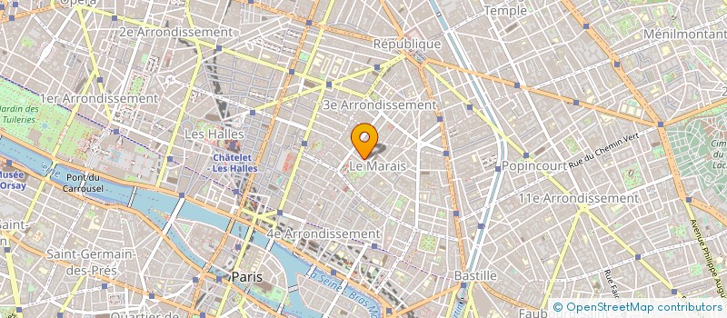 localisation de l'entreprise MADAME VANESSA BRUNO à PARIS