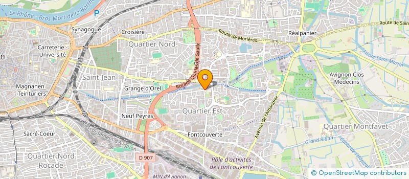 localisation de l'entreprise MADAME VANESSA BRUSADELLI  AVIGNON