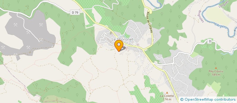 localisation de l'entreprise MADAME VANESSA BRYDS-RABIER  LE THORONET