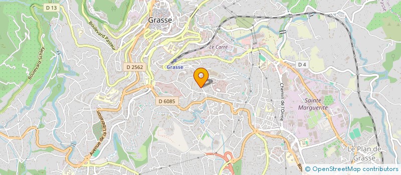 localisation de l'entreprise MADAME VANESSA BUONOMANO  GRASSE