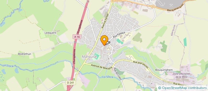 localisation de l'entreprise MADAME VANESSA BUTEZ  MARQUISE