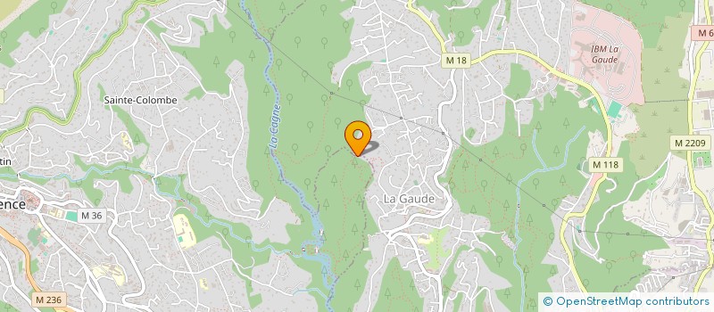 localisation de l'entreprise MADAME VANESSA CAMPOCASSO  LA GAUDE