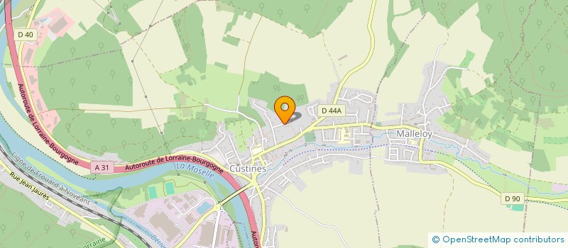 localisation de l'entreprise MADAME VANESSA CANEDO  CUSTINES