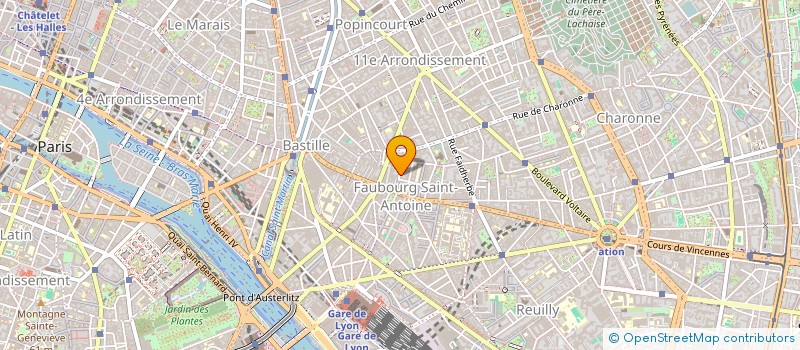 localisation de l'entreprise MADAME VANESSA CARLINI  PARIS