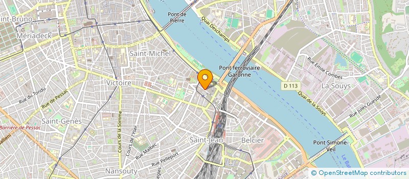 localisation de l'entreprise MADAME VANESSA-CAROLE MACKANAMO  BORDEAUX