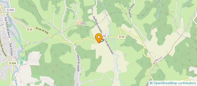 localisation de l'entreprise MADAME VANESSA CARVALHO  BOSDARROS