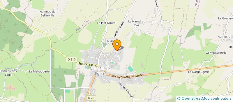 localisation de l'entreprise MADAME VANESSA CASSANY  SAINT-PIERRE-EGLISE