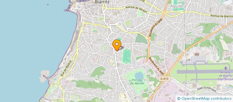 localisation de l'entreprise MADAME VANESSA CASTEIGTS  BIARRITZ