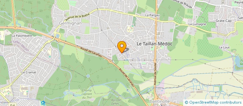localisation de l'entreprise MADAME VANESSA CAZAURANG à LE TAILLAN-MEDOC
