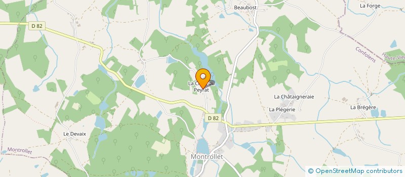 localisation de l'entreprise MADAME VANESSA CECCOLINI à MONTROLLET