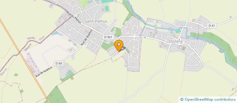 localisation de l'entreprise MADAME VANESSA CEDECIAS  SAINT-PATHUS