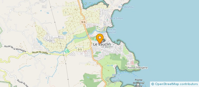 localisation de l'entreprise MADAME VANESSA CELESTINE  LE VAUCLIN