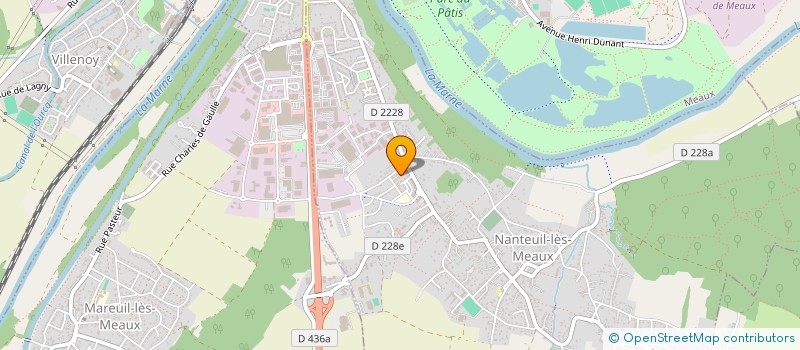 localisation de l'entreprise MADAME VANESSA CERVAIN  NANTEUIL-LES-MEAUX