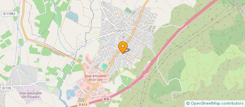 localisation de l'entreprise MADAME VANESSA CEZAC  SETE